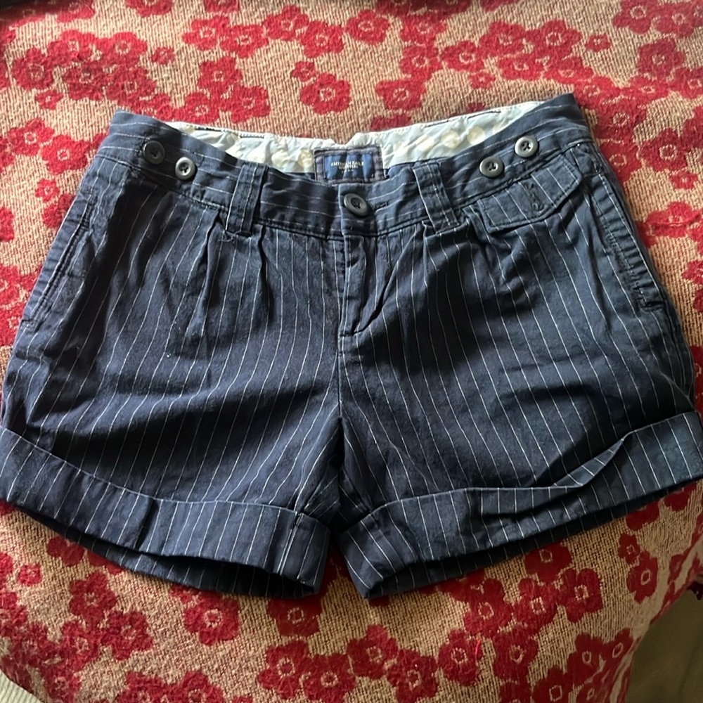 Pinstriped shorts American eagle